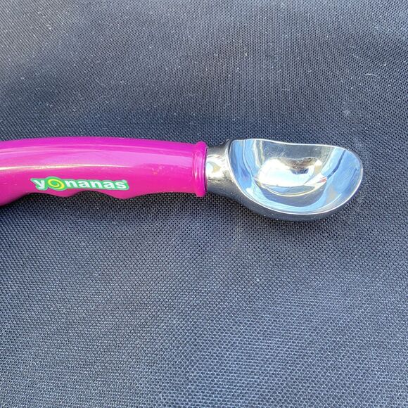 Authentic Yonanas Ice Cream Frozen Yogurt Scoop Ergonomic Grip, Purple Handle - Picture 3 of 4